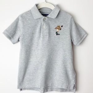 Polo Ralph Lauren - 4T Boys Gray Teddy Bear Polo